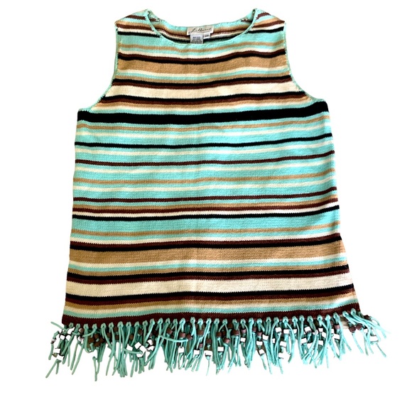 J.Marco tassel beaded hem Sweater - Picture 2 of 5